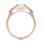 1.50 CT Radiant Three Stones CVD G/VS2 Diamond Engagement Ring 15