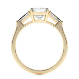 1.50 CT Radiant Three Stones CVD G/VS2 Diamond Engagement Ring 9