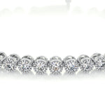 1.5 TCW Round Lab Grown Diamond Tennis Bracelet