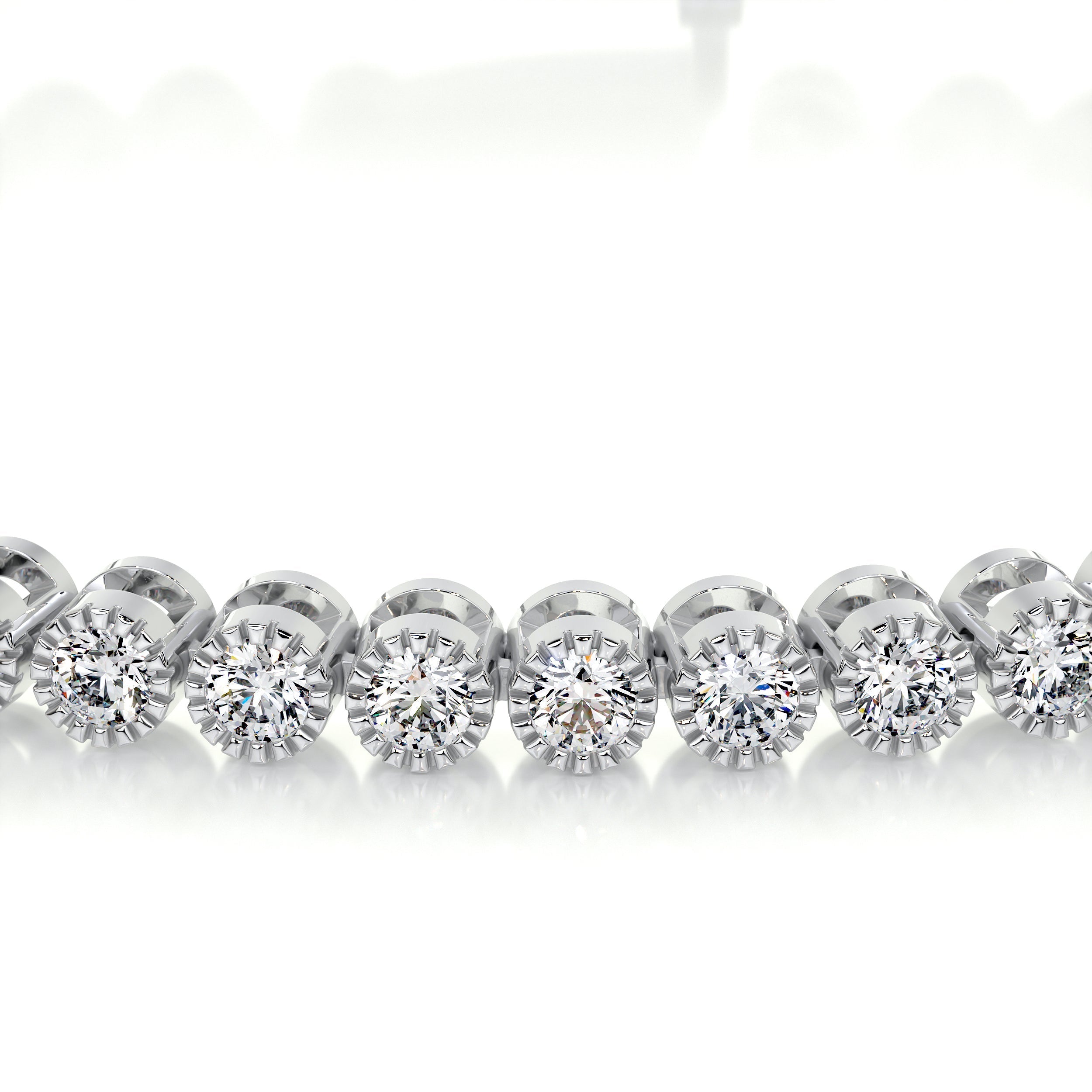 1.5 TCW Round Lab Grown Diamond Tennis Bracelet