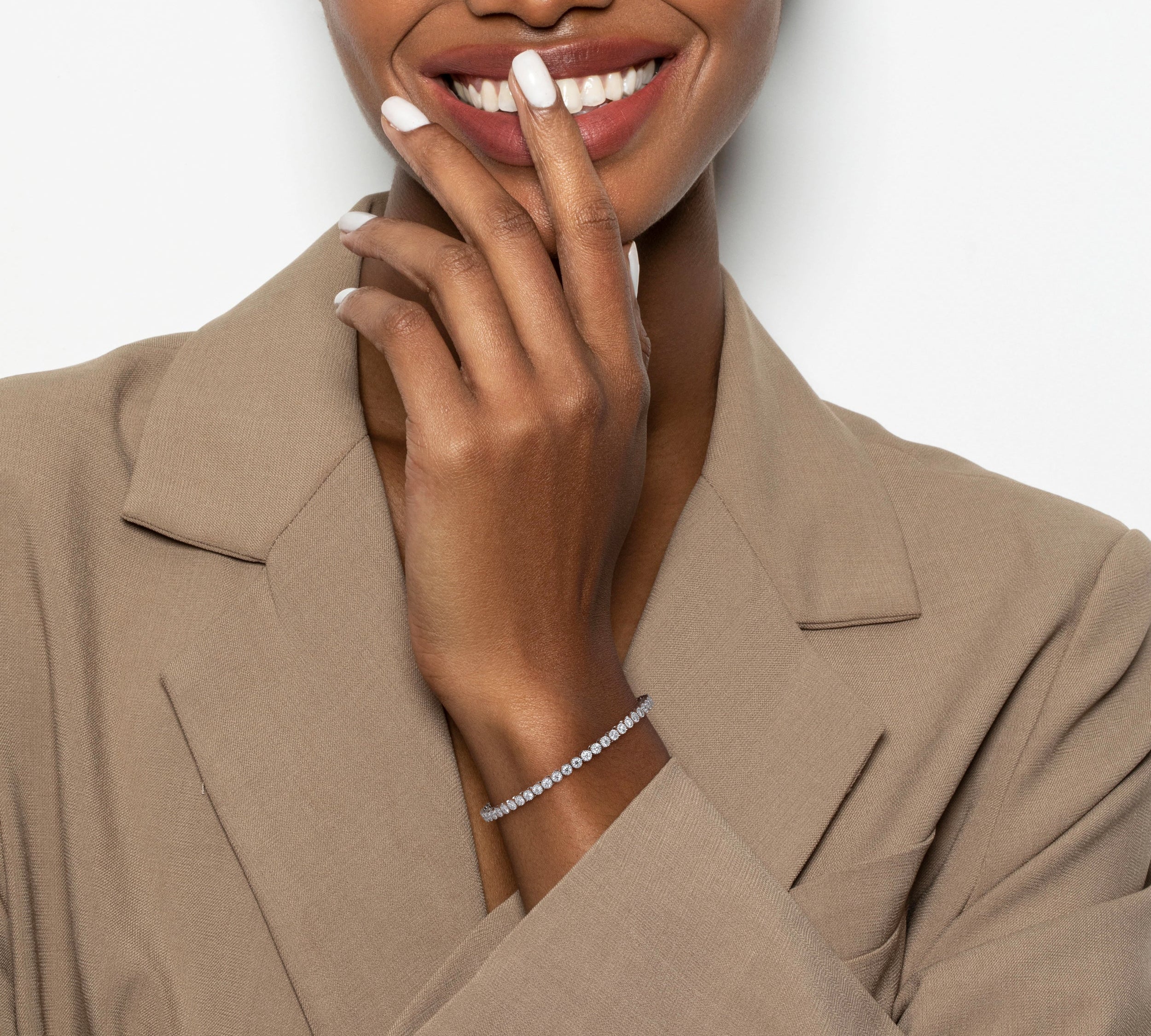 1.5 TCW Round Lab Grown Diamond Tennis Bracelet