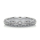 0.5 CT Round Full Eternity CVD EF/VVS Diamond Wedding Band 1