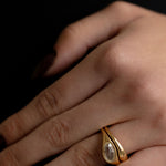 1.01 CT Antique Cut Moval Solitaire Lab Grown Diamond Engagement Ring
