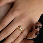 1.01 CT Antique Cut Moval Solitaire Lab Grown Diamond Engagement Ring