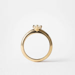 1.04 CT Antique Cut Moval Solitaire Lab Grown Diamond Engagement Ring