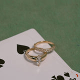 1.04 CT Antique Cut Moval Solitaire Lab Grown Diamond Engagement Ring