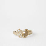 1.72 CT Antique Cut Toi et Moi Lab Grown Diamond Engagement Ring