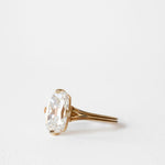 3.35 CT Antique Elongated Cushion Solitaire Lab Grown Diamond Engagement Ring