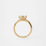 3.35 CT Antique Elongated Cushion Solitaire Lab Grown Diamond Engagement Ring
