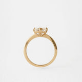 3.35 CT Antique Elongated Cushion Solitaire Lab Grown Diamond Engagement Ring