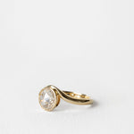 0.94 CT True Antique Round Solitaire Lab Grown Diamond Engagement Ring