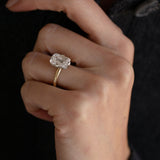0.94 CT True Antique Round Solitaire Lab Grown Diamond Engagement Ring