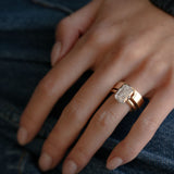 0.94 CT True Antique Round Solitaire Lab Grown Diamond Engagement Ring