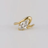 Marquise Lab Grown Diamond unique Engagement Ring
