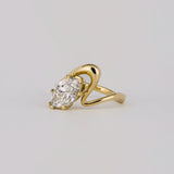 Marquise Lab Grown Diamond unique Engagement Ring