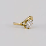 Marquise Lab Grown Diamond unique Engagement Ring