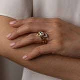 Pear Lab Grown Diamond Unique Engagement Ring