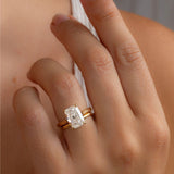 Cushion  Lab Grown Diamond Solitaire Style Engagement Ring