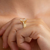 Cushion  Lab Grown Diamond Solitaire Style Engagement Ring