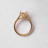 Cushion Lab Grown Diamond Solitaire Style Engagement Ring