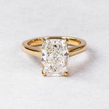 Cushion Lab Grown Diamond Solitaire Style Engagement Ring