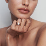 1.5 CT Oval Shaped Solitaire Lab Grown Diamond Engagement Ring