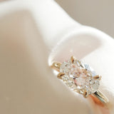 2.5 CT East West Oval Shaped Solitaire Lab Grown Diamond Engagement Ring