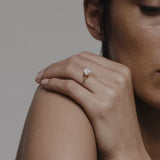 2.5 CT East West Oval Shaped Solitaire Lab Grown Diamond Engagement Ring