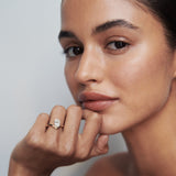 1 CT Oval Shaped Solitaire Lab Grown Diamond Engagement Ring