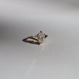 1 CT Oval Shaped Solitaire Lab Grown Diamond Engagement Ring