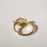 2.02 CT Marquise Shaped Solitaire Lab Grown Diamond Engagement Ring