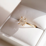 1.56 CT Oval Shaped Solitaire Lab Grown Diamond Engagement Ring