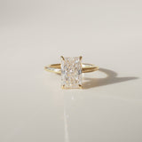 2.52 CT Radiant Shaped Solitaire Lab Grown Diamond Engagement Ring