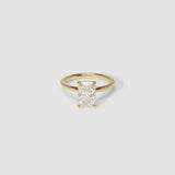 2.52 CT Radiant Shaped Solitaire Lab Grown Diamond Engagement Ring