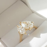 1.53 TCW Pear & Marquise Shaped Toi Et Moi Lab Grown Diamond Engagement Ring