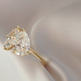 1.53 TCW Pear & Marquise Shaped Toi Et Moi Lab Grown Diamond Engagement Ring
