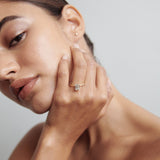 1.59 CT Emerald Shaped Solitaire Lab Grown Diamond Engagement Ring