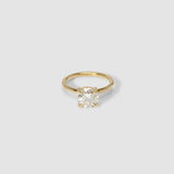1.03 CT Round Shaped Solitaire Lab Grown Diamond Engagement Ring