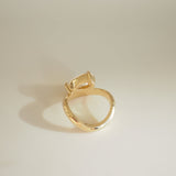 2 CT East West Pear Shaped Solitaire Lab Grown Diamond Engagement Ring