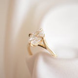 2.02 CT Oval Shaped Solitaire Lab Grown Diamond Engagement Ring