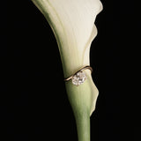 2 CT Emerald Pave Moissanite Engagement Ring