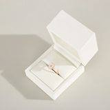 2 CT Emerald Pave Moissanite Engagement Ring