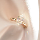 2 CT Emerald Pave Moissanite Engagement Ring