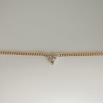 0.05 TCW Round Moissanite Therefore Necklace
