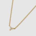 0.05 TCW Round Moissanite Therefore Necklace