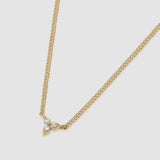 0.05 TCW Round Moissanite Therefore Necklace