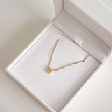 0.01 CT Round Moissanite Archetype Necklace