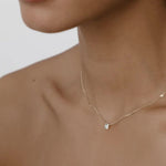 0.01 CT Round Moissanite Archetype Necklace