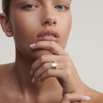 0.40 TCW Round Half Eternity Moissanite Wedding Band