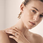 1.5 CT Round Solitaire Moissanite Engagement Ring
